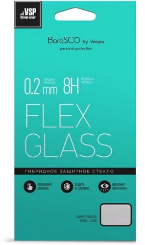 

Защитное стекло BoraSco 34513 гибридное Flex Glass VSP 0,26 мм для OPPO F7, 34513