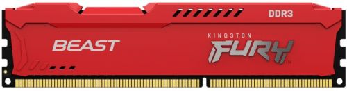 Модуль памяти DDR3 4GB Kingston FURY KF318C10BR/4 Beast Red 1866MHz CL10 1RX8 1.5V 240-pin 4Gbit
