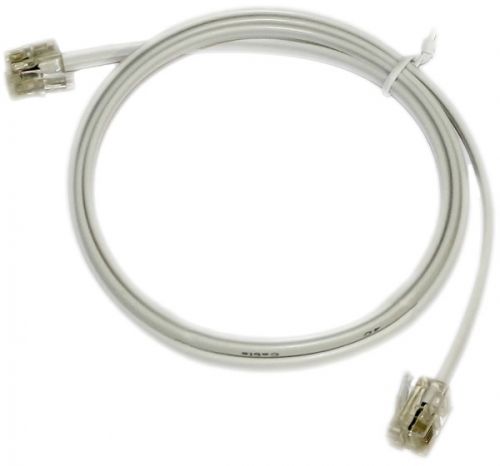 

Кабель патч-корд Hyperline PC-RJ12-RJ12-1.5M-WH, PC-RJ12-RJ12-1.5M-WH