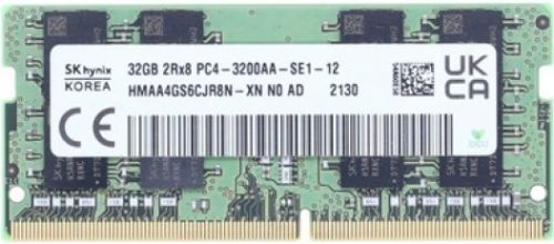 Модуль памяти SODIMM DDR4 32GB Hynix original HMAA4GS6CJR8N-XN PC4-25600 3200MHz CL22 1.2V