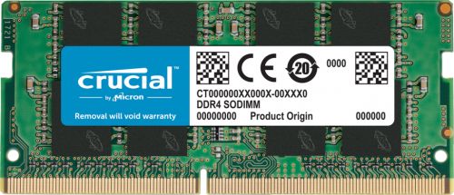 Модуль памяти SODIMM DDR4 16GB Crucial CT16G4SFRA266 PC4-21300 2666MHz CL19 260pin 1.2V