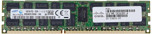 Модуль памяти Cisco UCS-MR-1X162RY-A= 16GB DDR3-1600-MHz RDIMM/PC3-12800/dual rank/1.35v