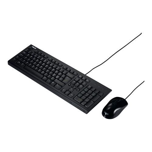 Клавиатура и мышь ASUS U2000 90-XB1000KM00050 black, USB