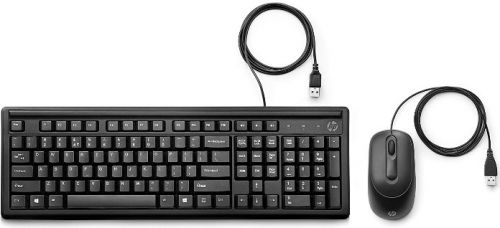 Клавиатура и мышь HP 160 6HD76AA black