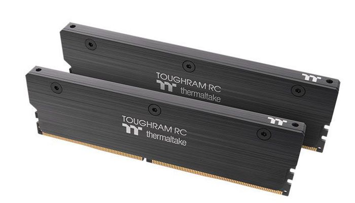 

Модуль памяти DDR4 16GB (2*8GB) Thermaltake RA24D408GX2-4000C19A TOUGHRAM RC PC4-32000 4000MHz CL19 радиатор 1.35V RTL, RA24D408GX2-4000C19A