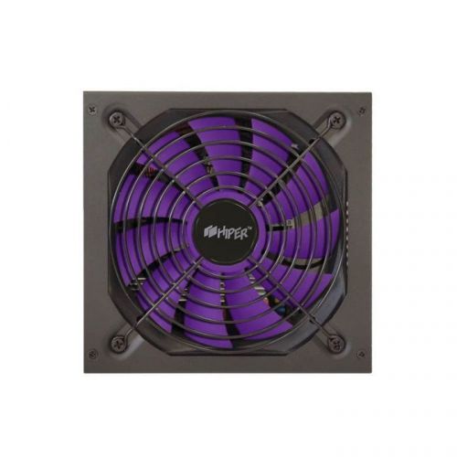 Блок питания ATX HIPER HPB-600SM-PRO 600W, Active PFC, 140mm fan, Cable Management, 80Plus BRONZE, Teapo Capacitors, EMI 2 grade, черный) BOX