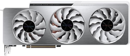 Видеокарта PCI-E GIGABYTE GeForce RTX 3070 Ti VISION OC (GV-N307TVISION OC-8GD) 8GB GDDR6X 256bit 8nm 1575/19000MHz 2*HDMI/2*DP Ret GeForce RTX 3070 Ti VISION OC (GV-N307TVISION OC-8GD) - фото 2