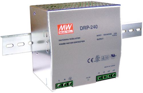 

Преобразователь AC-DC сетевой Mean Well DRP-240-24, DRP-240-24