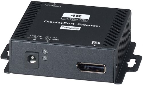 Комплект SC&T DP02E передатчик+приёмник, для передачи сигнала DisplayPort по 1 кабелю витой пары CAT6a до 70м(1080px60Гц(12бит,3D), до 40м(4096х2160х6