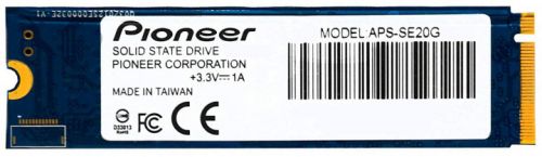 Накопитель SSD M.2 2280 Pioneer APS-SE20G-1T 1TB PCIe Gen3x4 R/W up to (3400/3000)