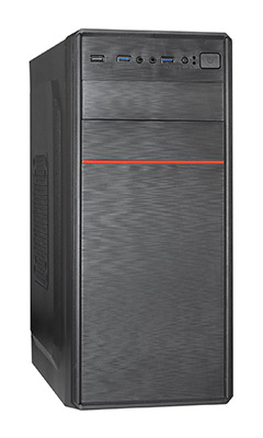 

Корпус ATX Exegate XP-512U-400W-12 Miditower, БП XP400 с вент. 12см, 2*USB3.0, аудио, черный, XP-512U-400W-12