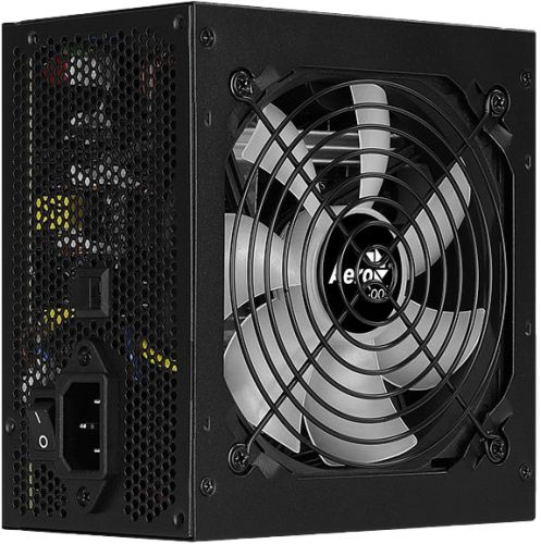 Блок питания ATX AeroCool KCAS PLUS GOLD 650W 4710562759204 650W, APFC, Fan ARGB 12cm, 80+ Gold