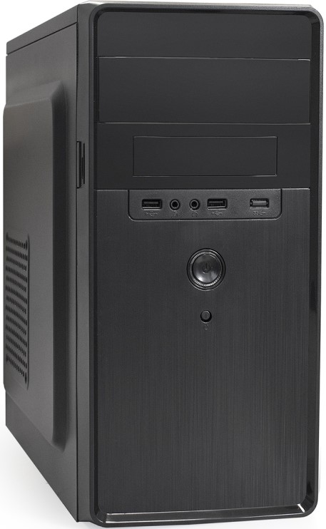 

Корпус mATX Exegate BA-309-AA400 EX286425RUS черный, БП 400W с вент. 8см, 2*USB, HD аудио, BA-309-AA400