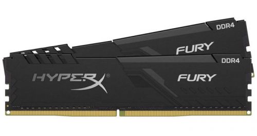 Модуль памяти DDR4 32GB (2*16GB) HyperX HX426C16FB4K2/32 Fury black 2666MHz CL16 1.2V 1R 16Gbit retail