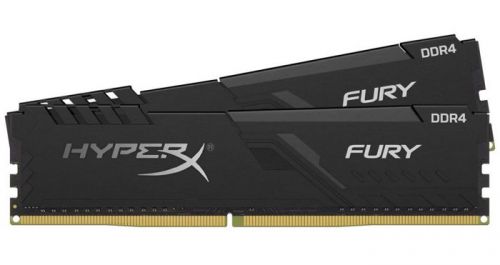 Модуль памяти DDR4 32GB 216GB HyperX HX426C16FB4K232 Fury black 2666MHz CL16 12V 1R 16Gbit retail 1363800₽