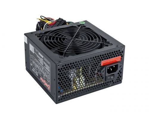 Блок питания ATX Exegate 600NPX EX221643RUS-S 600W, SC, black, 12cm fan, 24p+4p, 6/8p PCI-E, 3*SATA, 2*IDE, FDD + кабель 220V с защитой от выдергивани