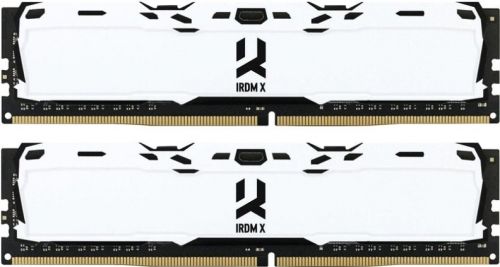 Модуль памяти DDR4 16GB (2*8GB) GoodRAM IRXW3200D464L16SA/16GDC IRDM X white PC4-25600 3200MHz CL16 радиатор 1.35V