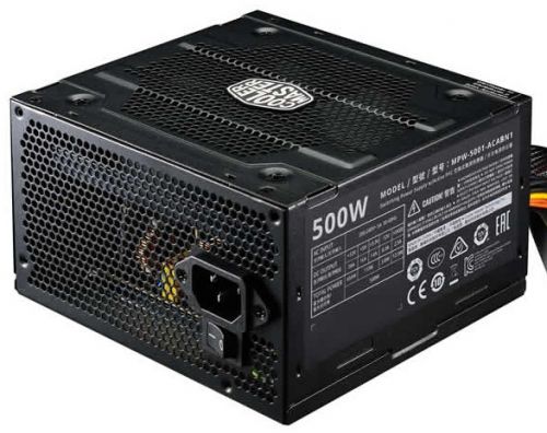Блок питания ATX Cooler Master MPW-5001-ACABN1-EU 500W, aPFC, 120mm FAN, RTL