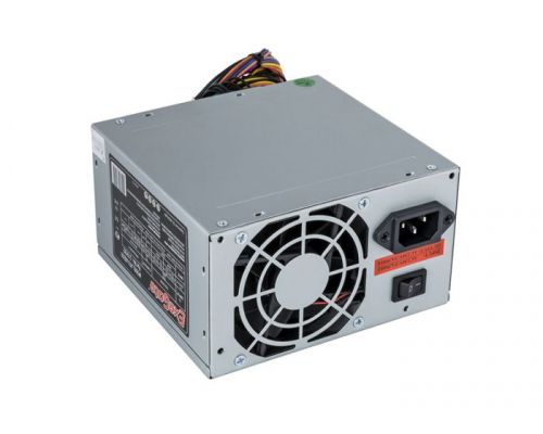 Блок питания ATX Exegate AB400 EX219183RUS-S 400W, SC, 8cm fan, 24p+4p, 3*SATA, 2*IDE, FDD + кабель 220V с защитой от выдергивания