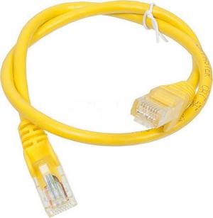 

Кабель патч-корд U/UTP 6 кат. 1м Lanmaster LAN-PC45/U6-1.0-YL, LAN-PC45/U6-1.0-YL