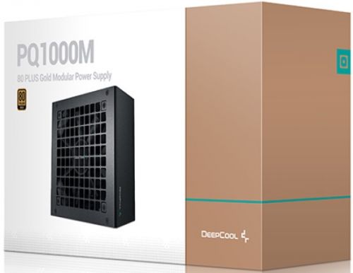 Блок питания ATX Deepcool PQ1000M 1000W, 80 PLUS Gold, 120mm fan, full modular