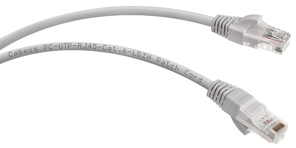 

Кабель патч-корд U/UTP 6 кат. 20м Cabeus PC-UTP-RJ45-Cat.6-20m-LSZH неэкранированный, серый, PC-UTP-RJ45-Cat.6-20m-LSZH