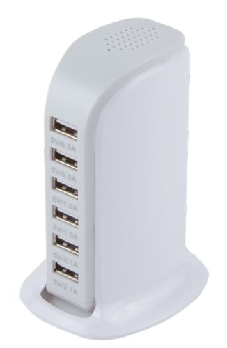 Зарядное устройство сетевое Red Line NT-7 УТ000018572 6 USB, 6А белый