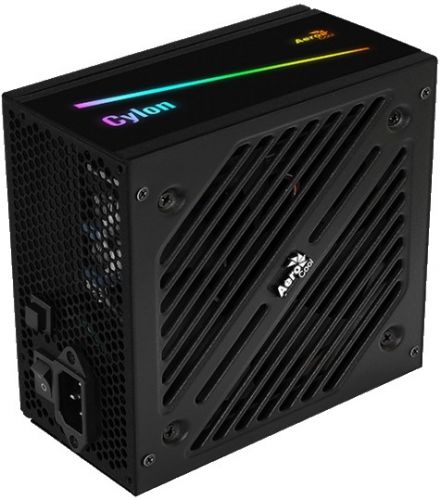 Блок питания ATX AeroCool CYLON 500W 500W, 80Plus, 24+4+4pin, 120mm fan color RTL