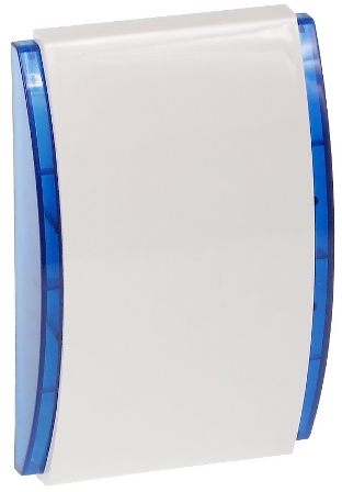 Оповещатель SATEL SPW-250 BL внутренняя с резервным питанием, синий, акустическая сигнализация: пьезоэлектрический преобразователь - 120 дб, три незав