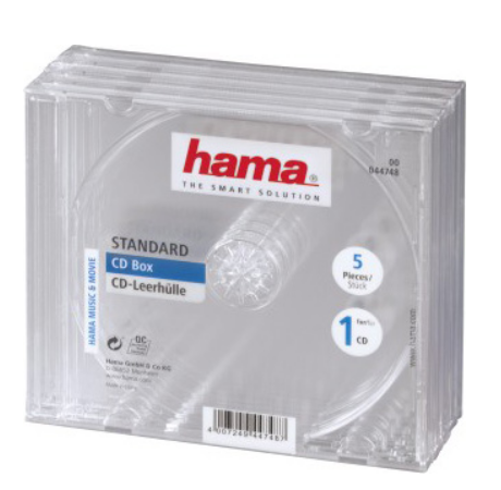 Коробка для CD/DVD HAMA H-44748