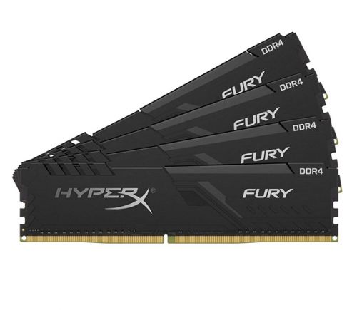 Модуль памяти DDR4 64GB (4*16GB) HyperX HX430C15FB3K4/64 Fury black PC4-24000 3000MHz CL15 радиатор 1.35V