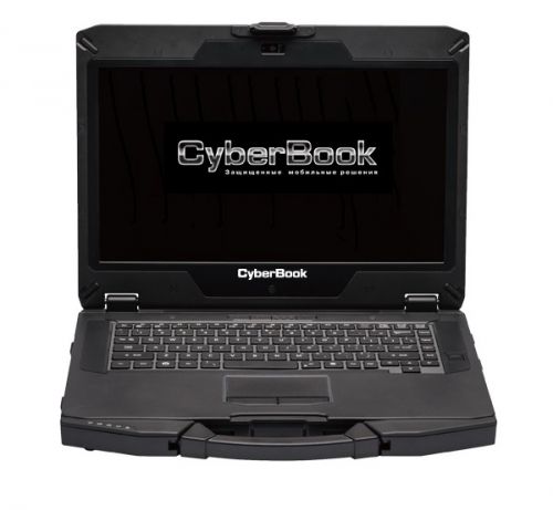 Ноутбук защищённый CyberBook S874D i7-8550U/8GB/256GB/HDMI/VGA/14" FHD TFT/WiFi/BT/Gbit LAN/COM/4xUSB/Audio/SD/SmartCard/Cam/4G LTE/GPS/RF/TPM 2.0/без