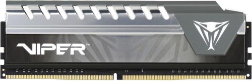 Модуль памяти DDR4 4GB Patriot Memory PVE44G240C6GY V4 ELITE GRAY PC4-19200 2400MHz CL16 1.2V Радиатор RTL