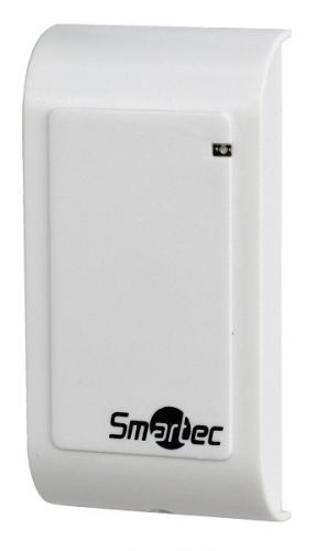 Считыватель Smartec ST-PR011MF-WT MIFARE, белый, Wiegand26/Wiegand34, до 3-8 см, 12 В DC/30 мA