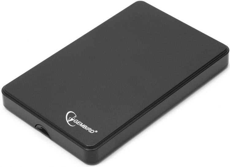 Внешний корпус для HDD SATA 2.5” Gembird EE2-U2S-40P для HDD/SSD SATA 6Gb/s 2.5", USB 2.0, черный