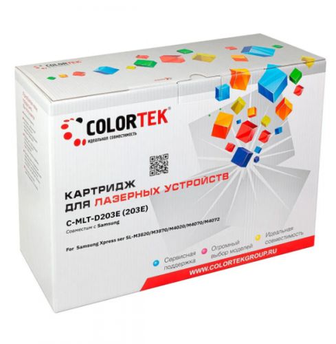 Картридж Colortek CT-MLTD203E для принтеров Samsung Xpress ser SL-M3820, Xpress ser SL-M3870, Xpress ser SL-M4020, Xpress ser SL-M4070, Xpress ser SL.