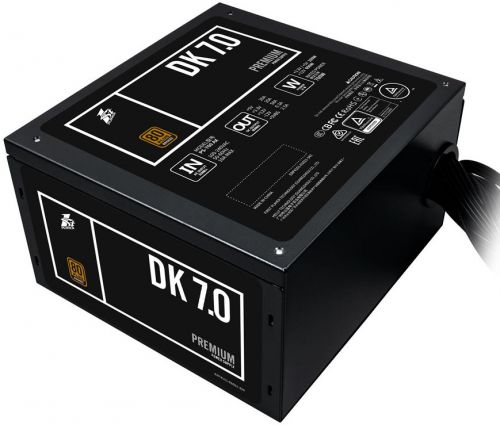 Блок питания ATX 1STPLAYER DK PREMIUM 7.0 PS-700AX 700W, APFC, 80PLUS BRONZE, 120mm fan