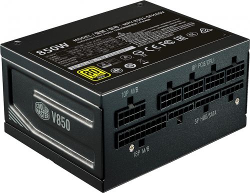 Блок питания SFX Cooler Master V850 MPY-8501-SFHAGV-EU 850W, Active PFC, 80Plus Gold, 92mm fan RTL