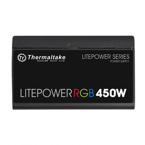 Блок питания ATX Thermaltake Litepower RGB 450W (230V) PS-LTP-0450NHSANE-1 450W v2.3, A.PFC, 80 Plus , вентилятор d120мм