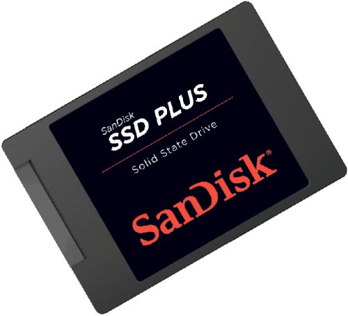 Накопитель SSD 2.5'' SanDisk SDSSDA-480G-G26 Plus 480GB SATA 6Gb/s 535/445MB/s MTBF 1.75M 7mm