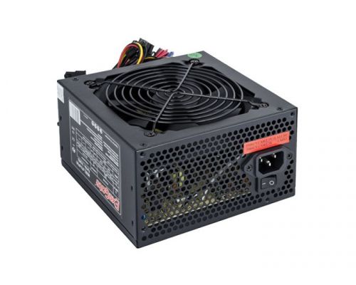 Блок питания ATX Exegate XP500 EX219463RUS 500W, black, 12cm fan, 24p+4p, 6/8p PCI-E, 3*SATA, 2*IDE, FDD