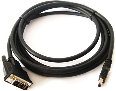 Кабель интерфейсный HDMI-DVI Kramer 19M/25M 97-0201035 10.6м, позолоченные штекеры, черный C-HM/DM-35