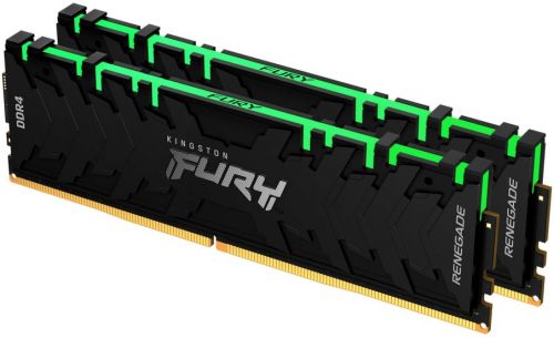 Модуль памяти DDR4 16GB (2*8GB) Kingston FURY KF432C16RBAK2/16 Renegade RGB 3200MHz CL16 1RX8 1.35V 288-pin 8Gbit