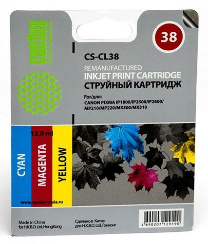 

Картридж Cactus CS-CL38, CS-CL38