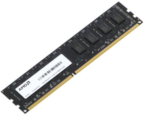 Модуль памяти DDR3 4GB AMD R534G1601U1SL-UO Black PC3-12800 1600MHz CL11 288-pin 1.35V Bulk