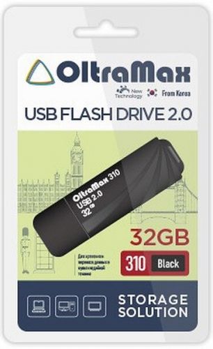 Накопитель USB 2.0 32GB OltraMax OM-32GB-310-Black
