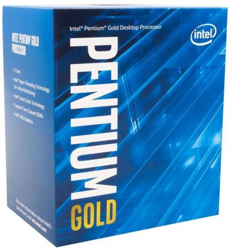 Процессор Intel Pentium G6500 Comet Lake 2C/4T 4.1GHz (LGA1200, DMI 8GT/s, L3 4MB, UHD 630 1.1GHz, 14nm, 58W) Box
