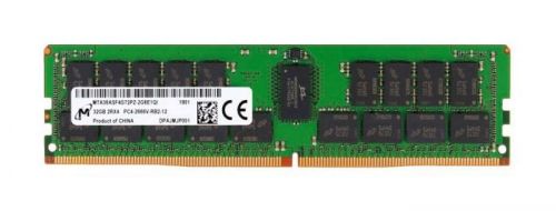Модуль памяти DDR4 32GB Micron MTA36ASF4G72PZ-2G6E1 PC4-21300 2666MHz CL19 288-pin ECC Reg 1.2V