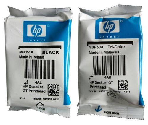 Комплект hp 3yp61ae m0h50a m0h51a для замены печатающих головок gt5810 gt5820