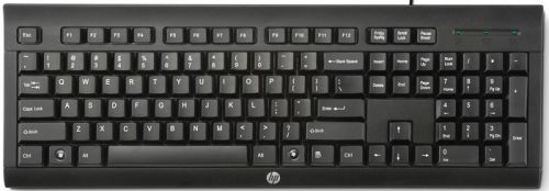 Клавиатура HP K1500 (H3C52AA) черная, USB